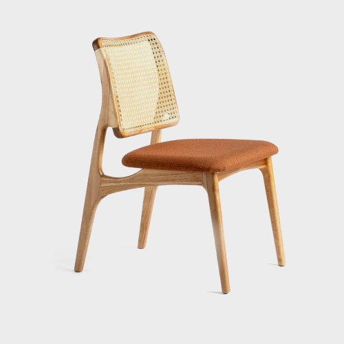 Image of Wooden Cane Chair