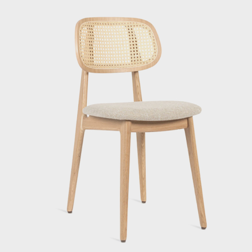 Image of Wooden Cane Chair