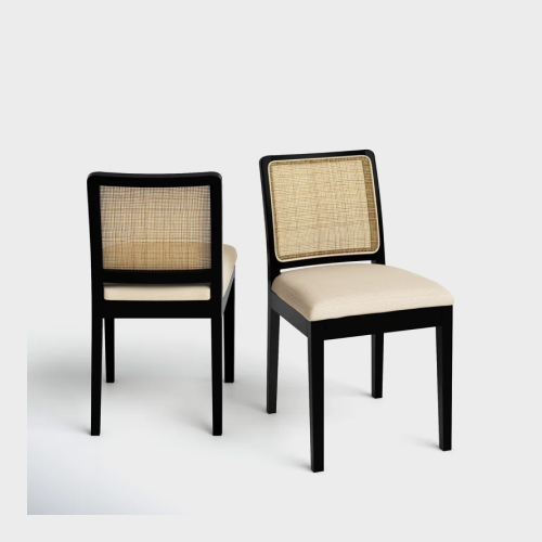 Image of Wooden Cane Chair